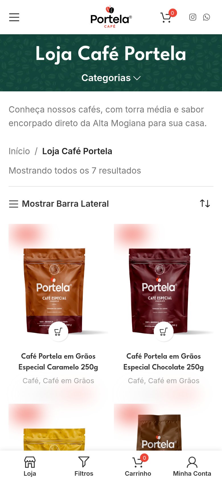 Café Portela — Loja mobile