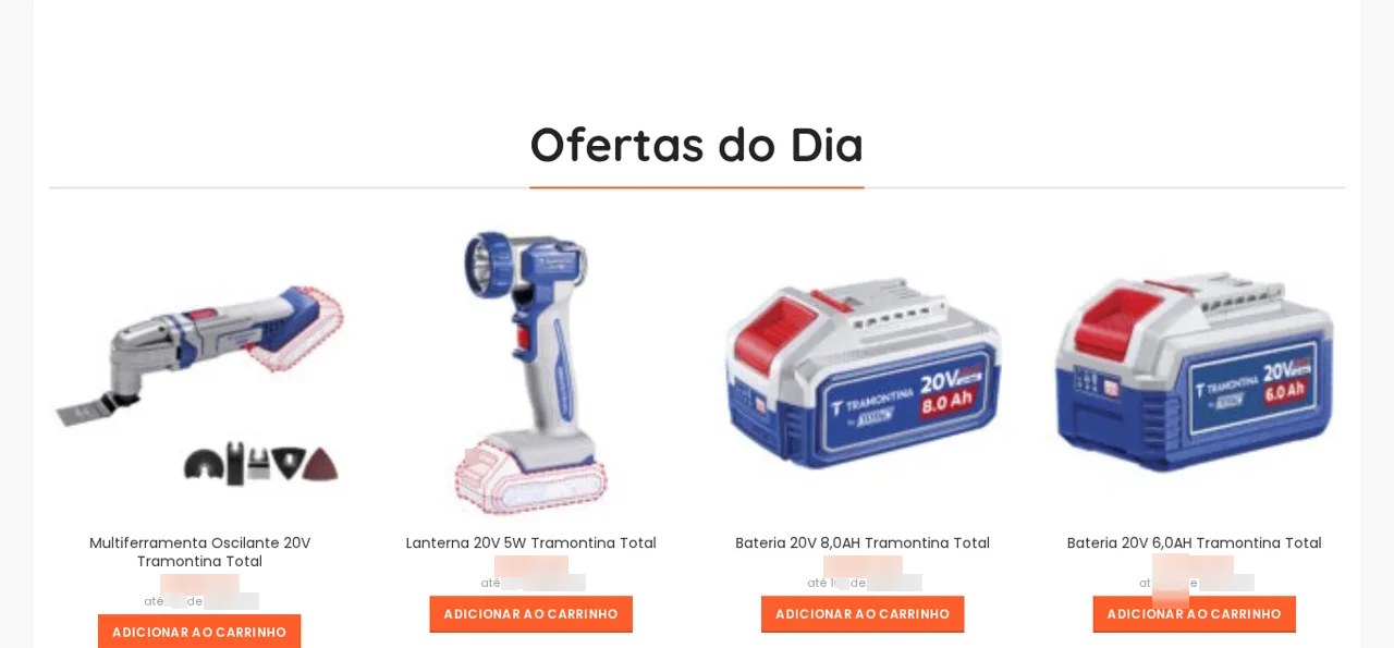 Rei dos Parafusos — Ofertas desktop